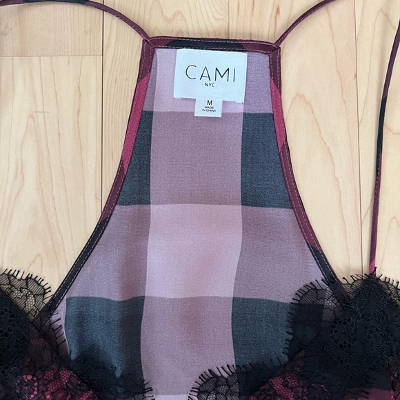 Cami NYC Silk Racerback Tank - Picture 2 of 3